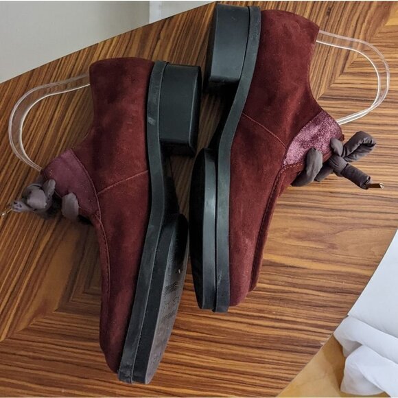 GADEA By Lodi new gel burgundy suede mocassins loafers size 39 @S7 - Picture 2 of 15